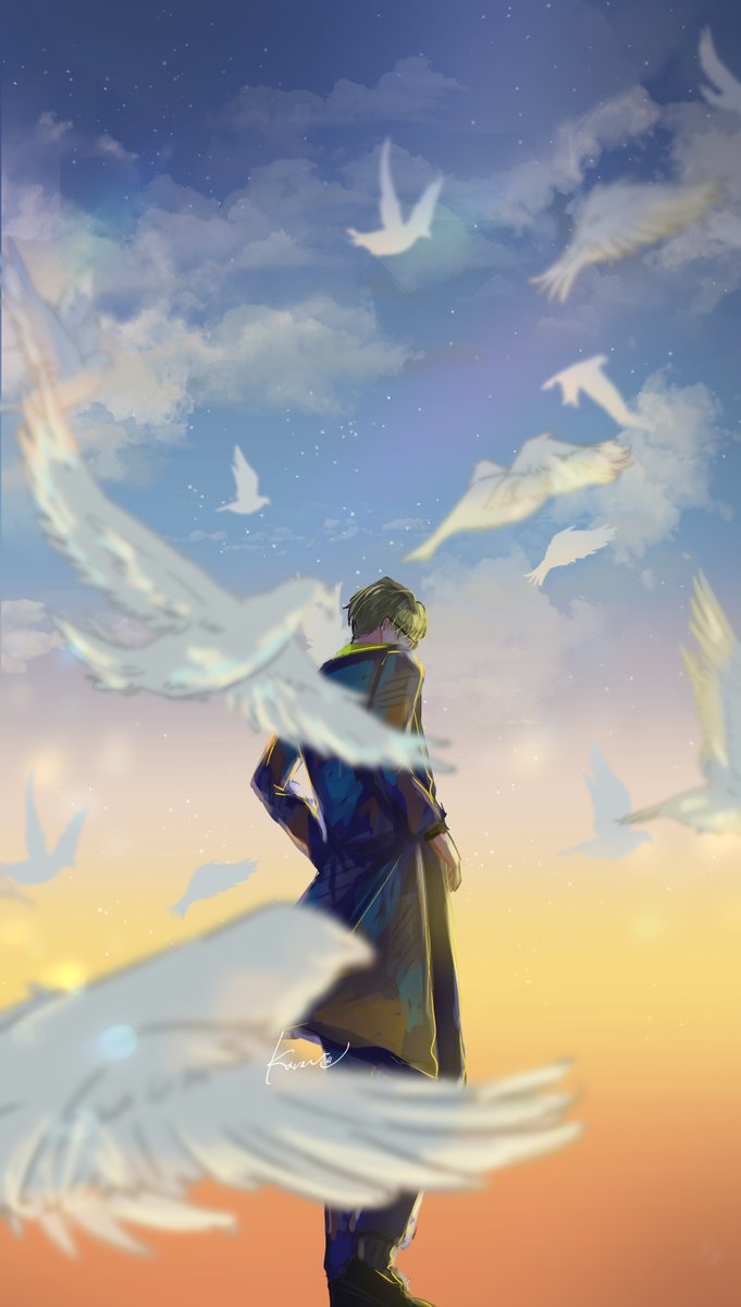 まだラフ状態で描き切れて無い絵も多いんだけど、それにしたって千景は単体でたくさん描いてるなって 