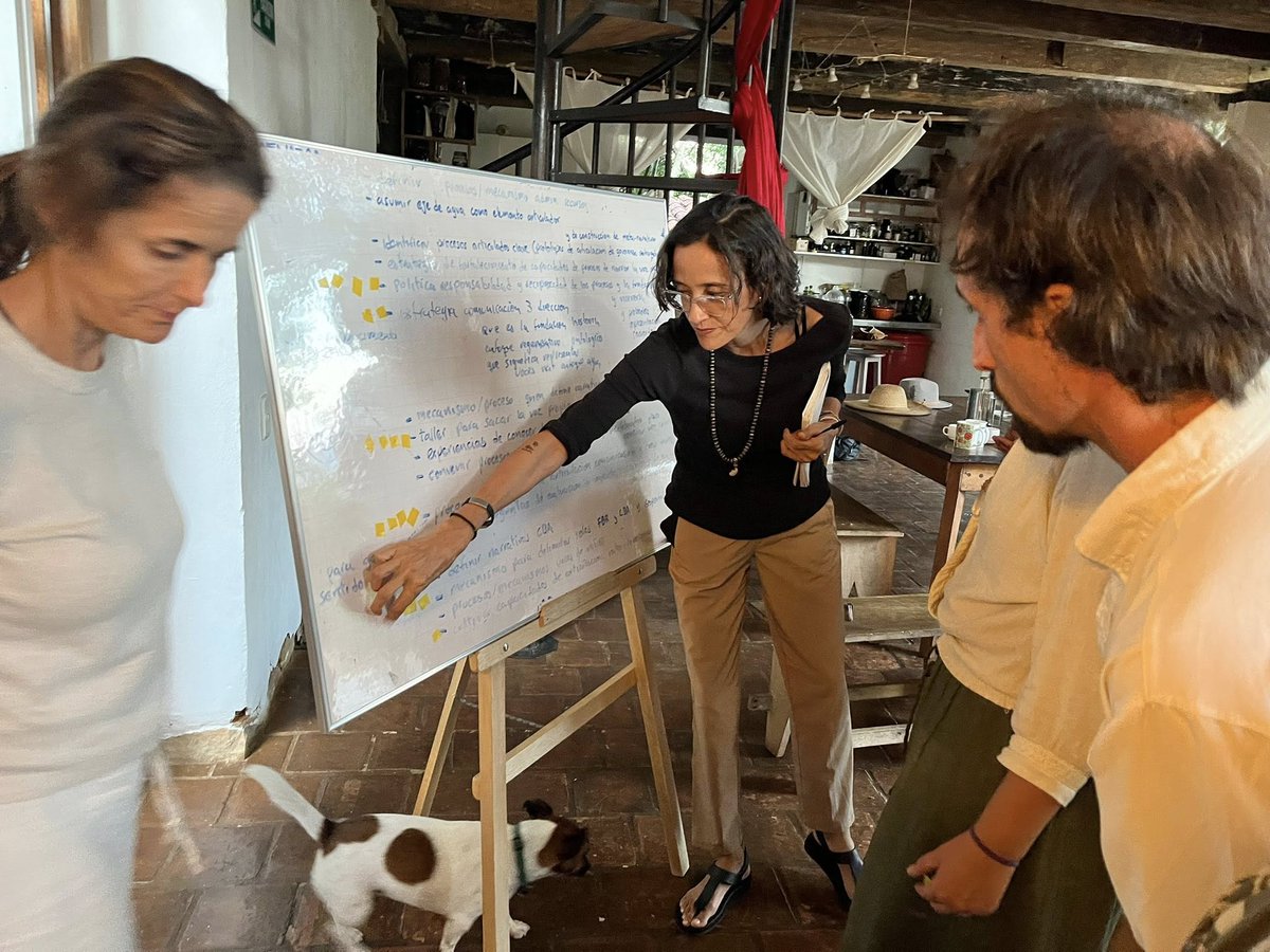 Yesterday was very full… and I have much to process and integrate in myself.

My morning began with strategies for the Northern Andes Regeneration Fund that will help weave regenerative processes across a network of territories in Colombia. This was followed by a gathering of