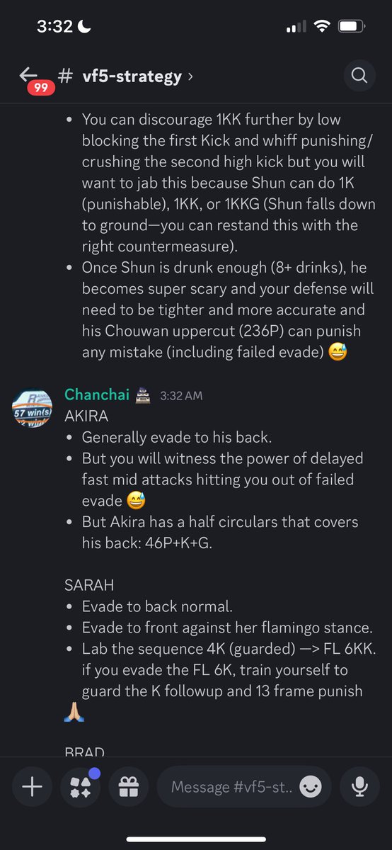 Chanchai_VF's tweet image. A fun SIDESTEP DIRECTION MINI-GUIDE for #VF5REVO that I wrote on the fly in the @vfdiscord 🙏🏼💕

This introduces developing players to the power of evading in the correct direction, why, and the idea of influencing the fight with it instead of being manipulated by your comfort 🙏🏼