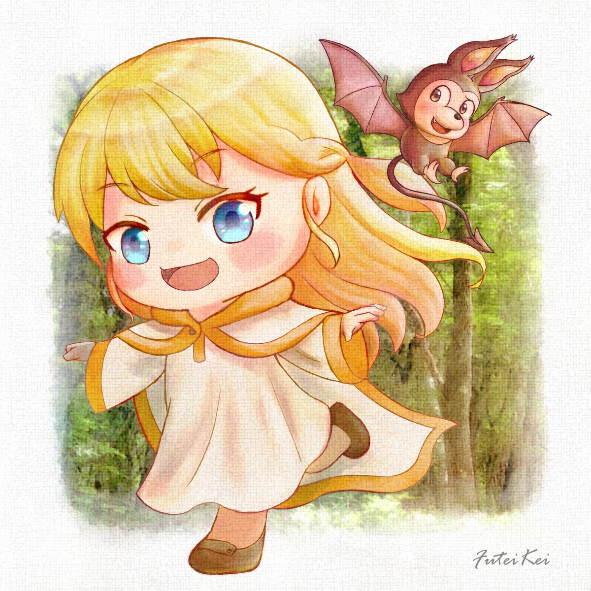 映画ドラえもん のび太の絵世界物語』より クレアちゃんとチャイ