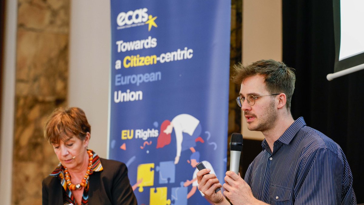 🎤 Michiel Stapper from the <a href="/BOLSTER_EU/">BOLSTER</a> project is presenting key findings—highlighting the gap between the needs of marginalized communities and current Territorial Just Transition Plans.

🔗 Register now for our next regional policy dialogue: ecas.org/event/9th-bols…
