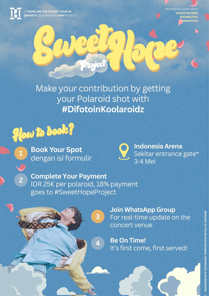 dkforjk's tweet photo. henlo, armydeul!
koolaroidz x @HopeBoxProject #SweetHopeProject mau ngajak Indomy merayakan konser solo BTS j-hope dengan berbagi sesama teman-teman Tuli di Sanggar Seni Disabilitas Sipakatau โจ๏ธ
๐: https://t.co/6aLiCPfPiE
Fame exclusive limited stock! (Book now ๐) https://t.co/uRTKmW8Blq