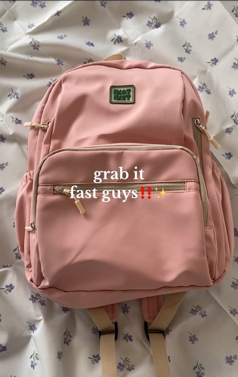xxxirraaa's tweet photo. Backpack/tas ransel dengan kapasitas besar muat laptop sampai 14 inch dan ini waterproof, cocok banget buat kuliah ataupun kerja🙌🏻✨ https://t.co/W50apACdnM