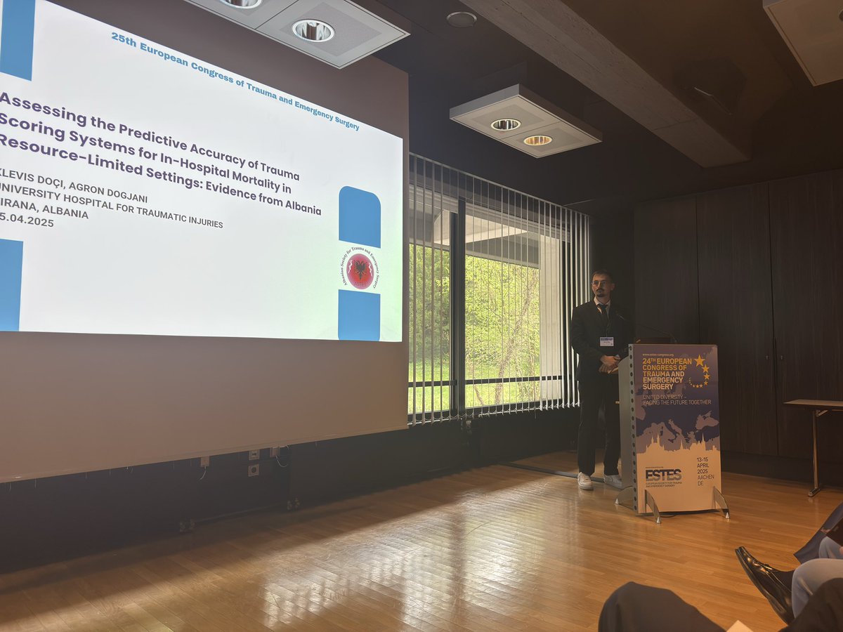 estesonline's tweet photo. The ESTES Eurocontest for best scientific papers is on!
Led perfectly by Cristina Rey Valcarcel, this spotlight on research excellence is shaping the future of trauma and emergency surgery.

#ESTES #Eurocontest  @DraReyValcarcel @garybassmd @diemar70 @LandaluceAitor https://t.co/kSsAKgxQbu