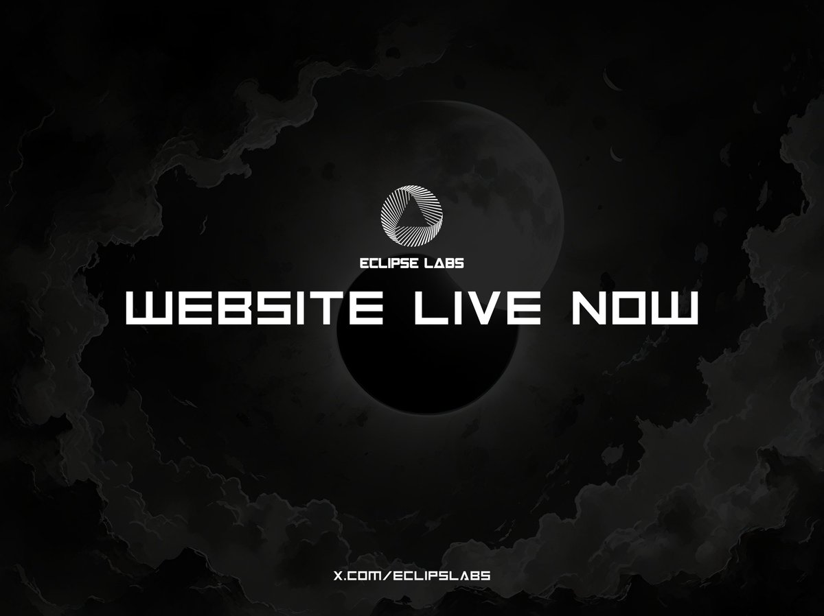 EclipsLabs's tweet photo. Our official website is now live. Visit us to explore the future of AI-powered crypto trading.
https://t.co/ESA70v9bNv https://t.co/6Twig4ZLfa
