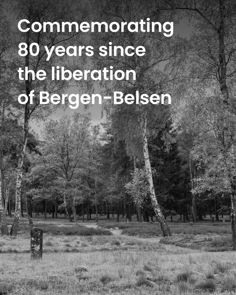Today marks 80 years since the liberation of Bergen-Belsen.

We remember the victims, honour the survivors, and recommit to fighting antisemitism and hate — wherever it is found.
