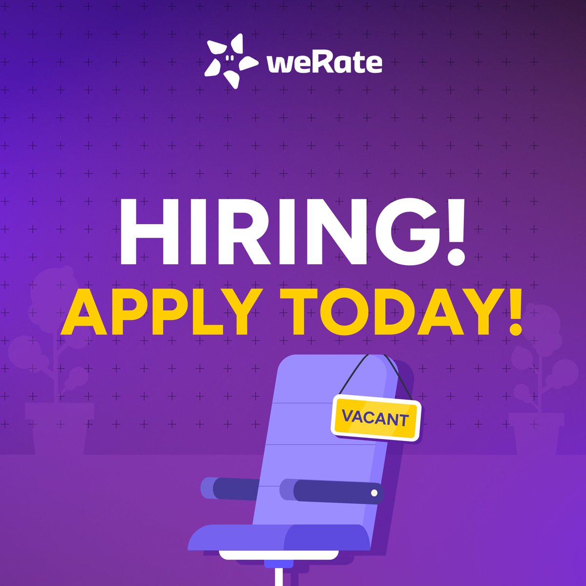 weRate_Official's tweet image. weRate is hiring!
Fullstack engineers, designers, moderators, and more!

Join us ⬇️
werate.typeform.com/job-application

Kindly fill out the form to share more about yourself.

We'll reach out to selected candidates through DM! ⭐
