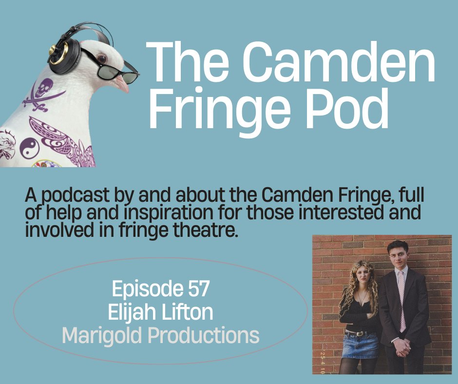 Camden Fringe (@camdenfringe) on Twitter photo We talk to Elijah Lifton in ep57 of the Camden Fringe Pod. He bought his 1st production to the festival last year & he's back with a new show in '25. Find out what he learnt that he'll be putting into practice for the production of 2.36 at <a href="/EtceteraTheatre/">Etcetera Theatre</a> pod.link/1667974179 We talk to Elijah Lifton in ep57 of the Camden Fringe Pod. He bought his 1st production to the festival last year & he's back with a new show in '25. Find out what he learnt that he'll be putting into practice for the production of 2.36 at <a href="/EtceteraTheatre/">Etcetera Theatre</a> pod.link/1667974179