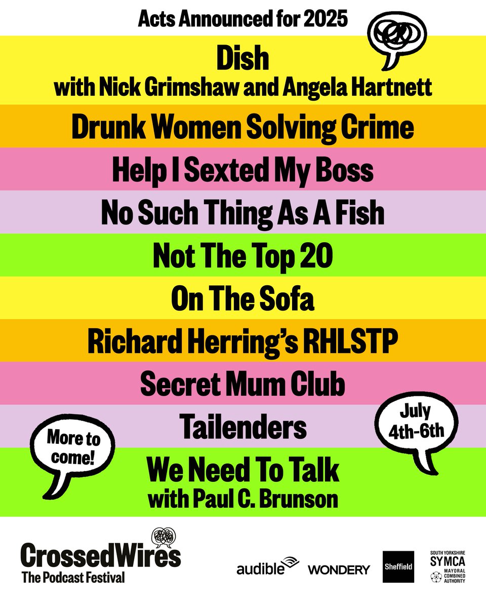 New names for Crossed Wires Festival 2025 are officially here!

The latest drop of tickets is already moving fast, so don’t miss out. 

Head to: crossedwires.live to secure yours.