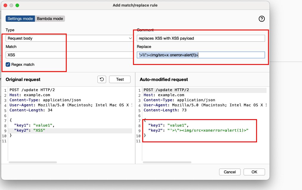 Syber_coverage's tweet image. Use Burp Suite's match and replace to replace payloads in the request's body, this easily bypasses client-side validation and saves a lot of time while testing