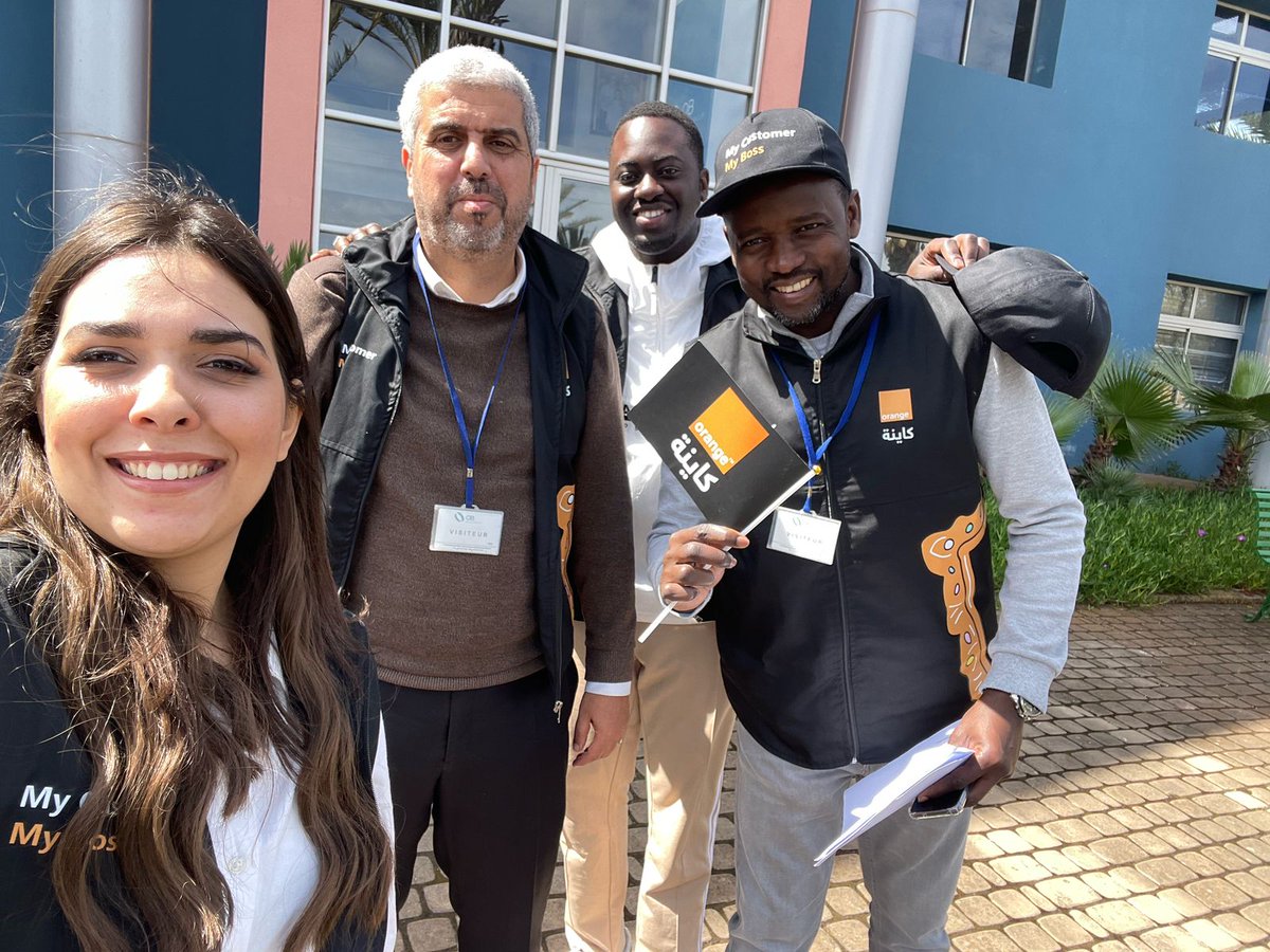 Energy, passion, and commitment : "My Customer My Boss" today! 💥 
#OrangeKayna | #ProudToBeOrange

@OrangeAfrica; @lifeatOrangemaroc; <a href="/OrangeMaroc/">Orange Maroc</a>;