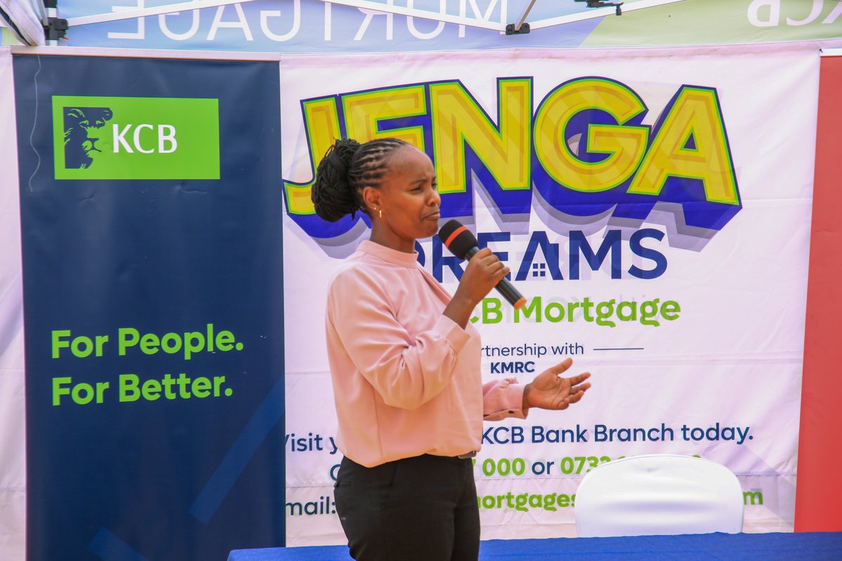 KCBInKenya's tweet photo. “As the largest regional bank, we recognize our responsibility to enable access to safe, secure and affordable housing. This partnership marks another bold step toward rewriting the homeownership story for Kenya.” - @ckwanjeri , Director Mortgages.
#KCBDevelopersClub #JengaDreamsNaKCB #ForPeopleForBetter #SustainableDevelopment