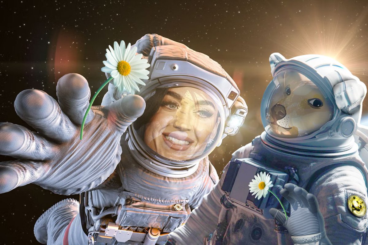 Much Blue Origin. Very Katy Perry. Such space 🚀