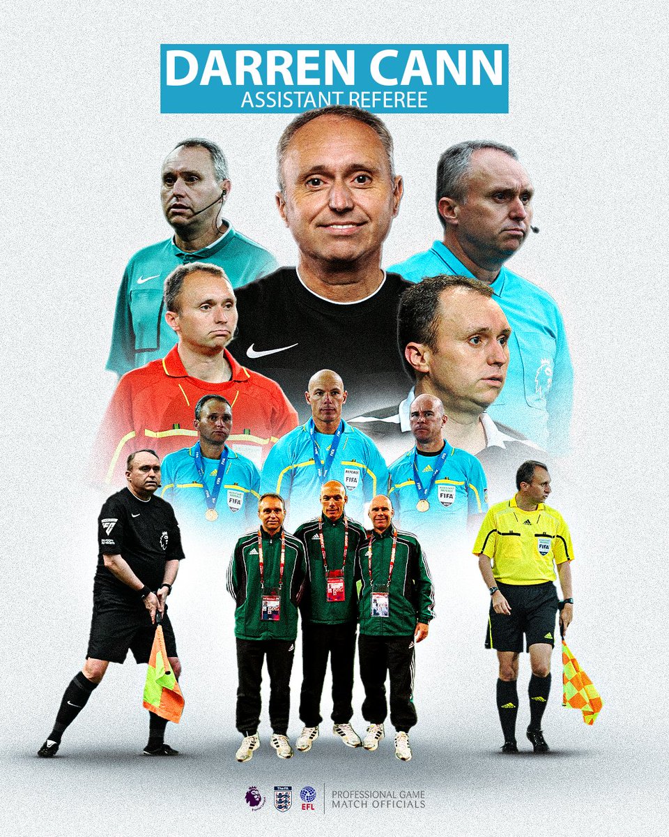prorefofficial's tweet photo. Darren Cann’s remarkable career:

2006 FA Cup Final
2007 League Cup Final
2007 Championship Play-Off Final
2007 Community Shield
2007 U20 World Cup
2008 UEFA European Championships
2009 Championship Play-Off Final
2009 U17 World Cup
2010 Champions League Final
2010 World Cup Final
2011 PFA Special Merit Award
2013 Confederations Cup
2014 World Cup
2017 Championship Play-Off Final

Over 1000 professional matches

One of the best to ever do it 👏