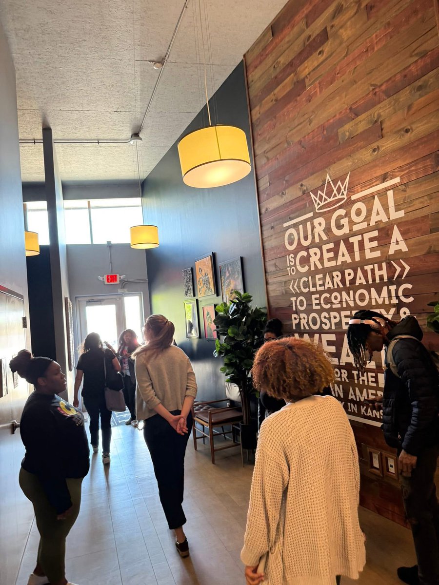 FPAKansasCity's tweet photo. Financial Literacy program teens were inspired after visiting @kansascitygift right on 50th &amp; Prospect.
Generating Income for Tomorrow, KC GIFT provides grants💰 to black owned businesses, plus tons of other resources.

#KCGift #FrontPorchAlliance #FinancialLiteracy  #kansascity https://t.co/kKHh12jokV