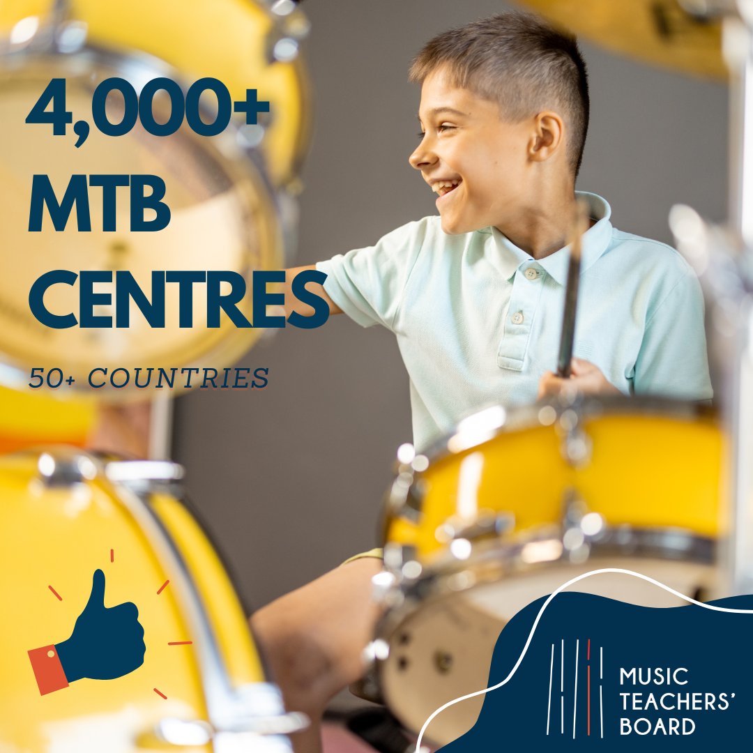 🎉 Big news! MTB has now reached over 4,000 exam centres across 50+ countries! 🌍🎶

👉 We’re on a mission to make music a vibrant part of every learner’s journey &amp; we couldn’t do it without the support of centres, teachers &amp; learners around the world. Thank you!🙌
