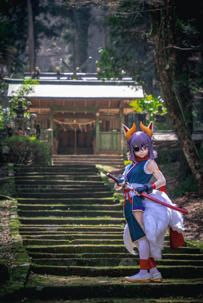 ⚠ #cosplay ⚠

神羅万象シリーズ
九印閃忍 絶影クオン

🎭<a href="/FACTORYRINS/">RINS</a> 

#kigurumi
#神羅万象