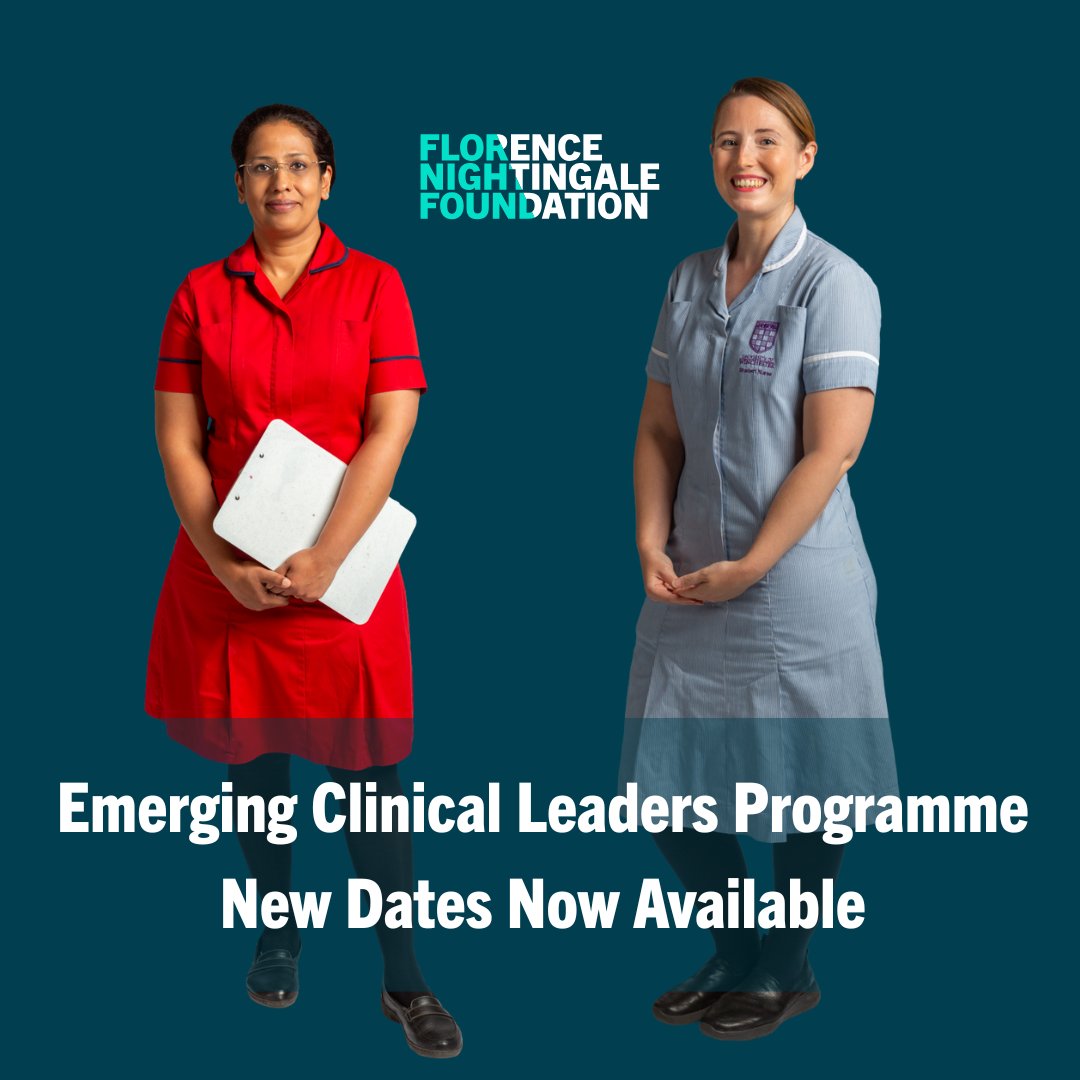 An exciting FNF programme opportunity for Band 5-6 #nurses and #midwives! Develop leadership skills, build your identity and join a UK-wide network through our Emerging Clinical Leaders programme. New dates now available for October 2025. Find out more at tinyurl.com/yc339a7w