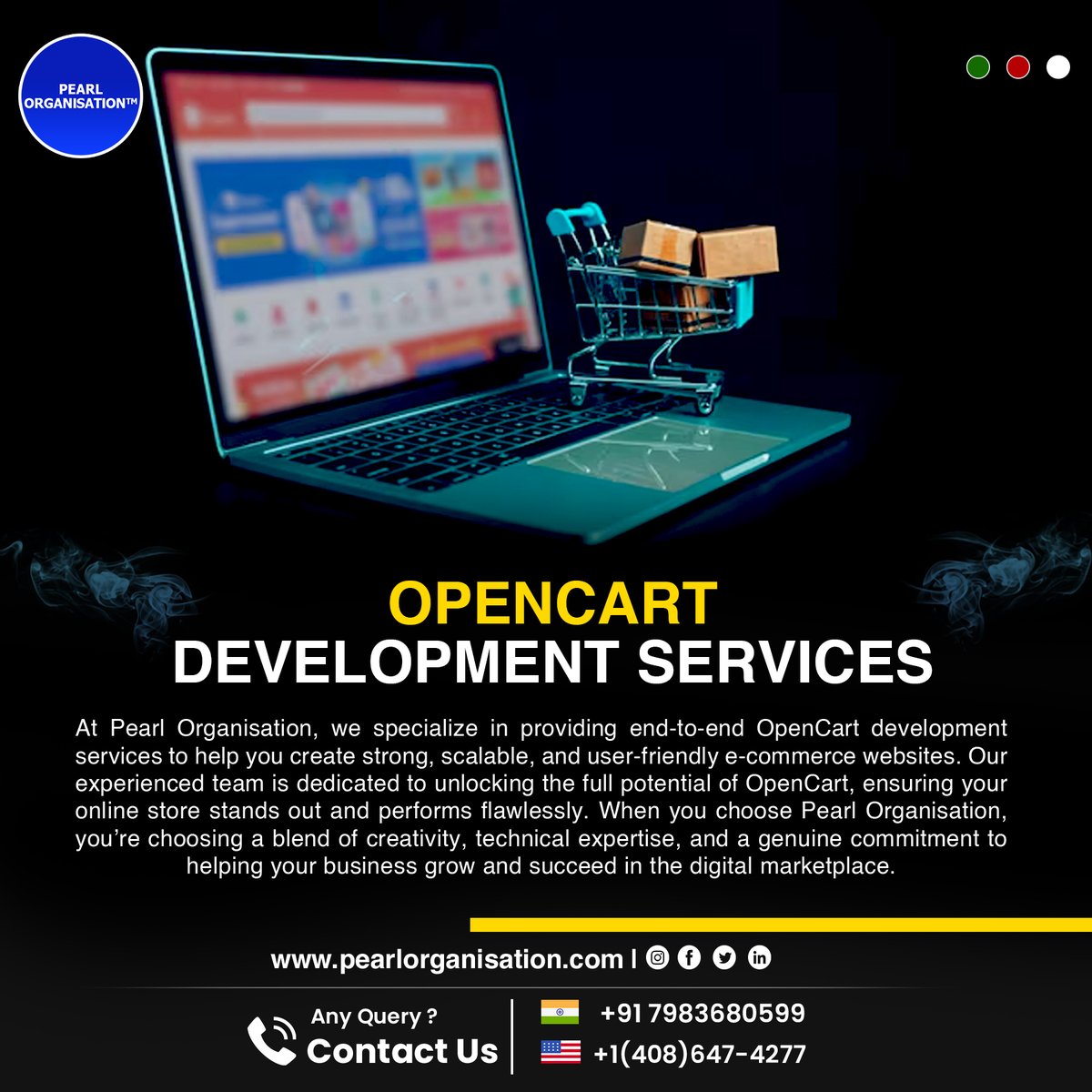 pearlorgs's tweet image. Pearl Organisation builds powerful, scalable, and user-friendly e-commerce sites with expert OpenCart development tailored to your business success.
.
.
pearlorganisation.com
.
.
#OpenCartDevelopment #EcommerceSolutions #ScalableWebsites #UserFriendlyDesign #PearlOrganisation