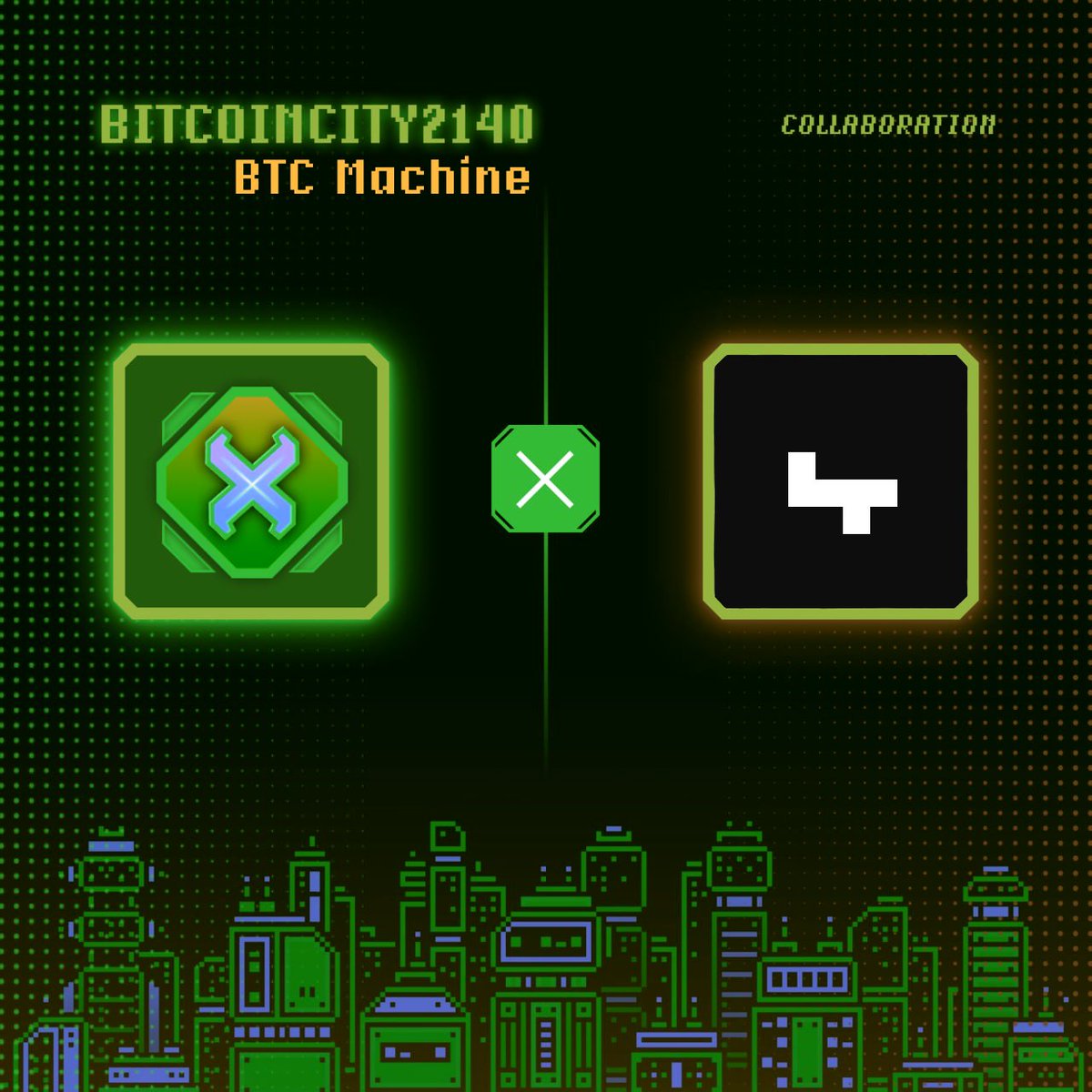 BitcoinCity (@bitcoincity2140) on Twitter photo A warm welcome to another collaboration with an OG community.🔶
A community and team that has proven to love the mother chain like few, bringing fun through their MMORPG to the entire ecosystem.🌆
Players of <a href="/btcordinal/">BTC MACHINE</a> have guaranteed access to the city. 🔐 A warm welcome to another collaboration with an OG community.🔶
A community and team that has proven to love the mother chain like few, bringing fun through their MMORPG to the entire ecosystem.🌆
Players of <a href="/btcordinal/">BTC MACHINE</a> have guaranteed access to the city. 🔐
