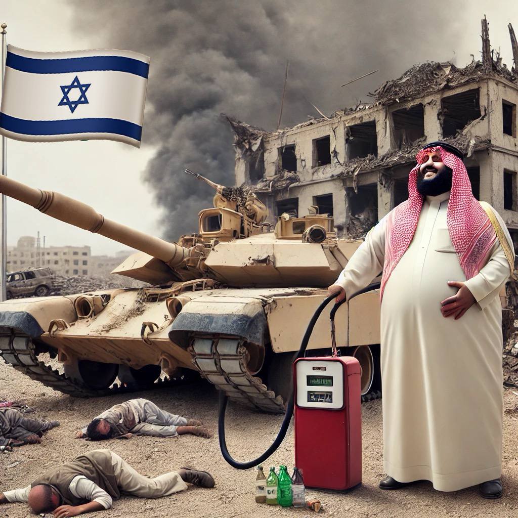 لا تنسوا أبدًا أن ابن سلمان زوّد آلة القتل الإسرائيلية بالوقود!!