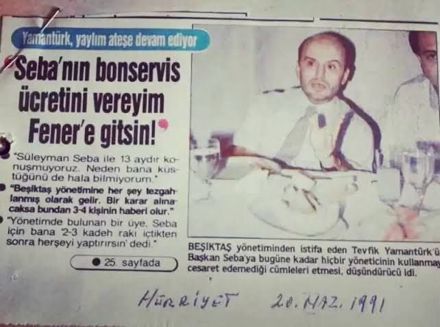 Beşiktaş JK Divan Kurulu Başkanı olması nedeniyle milyonlarca Beşiktaşlının hicap duyduğu Tevfik Yamantürk, istifa etmeyeceğini açıklamış.

Tevfik Bey, eğer istifa etmiyorsanız bonservis ücretinizi verelim, f*nerbahçe’ye gidin!

#TevfikYamantürkİstifa <a href="/tevfikyamanturk/">Tevfik Yamantürk</a>