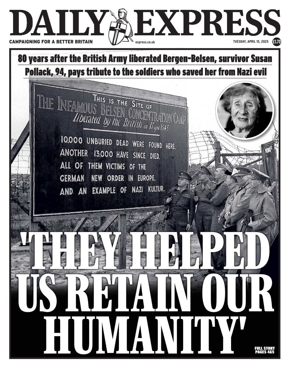 H.E.T. (@holocaustuk) on Twitter photo Read about the anniversary of the liberation of Bergen-Belsen in today's <a href="/Daily_Express/">Daily Express</a> featuring words from our Chief Executive <a href="/KarenPollock100/">Karen Pollock 🎗️</a> CBE: express.co.uk/news/uk/204070… Read about the anniversary of the liberation of Bergen-Belsen in today's <a href="/Daily_Express/">Daily Express</a> featuring words from our Chief Executive <a href="/KarenPollock100/">Karen Pollock 🎗️</a> CBE: express.co.uk/news/uk/204070…