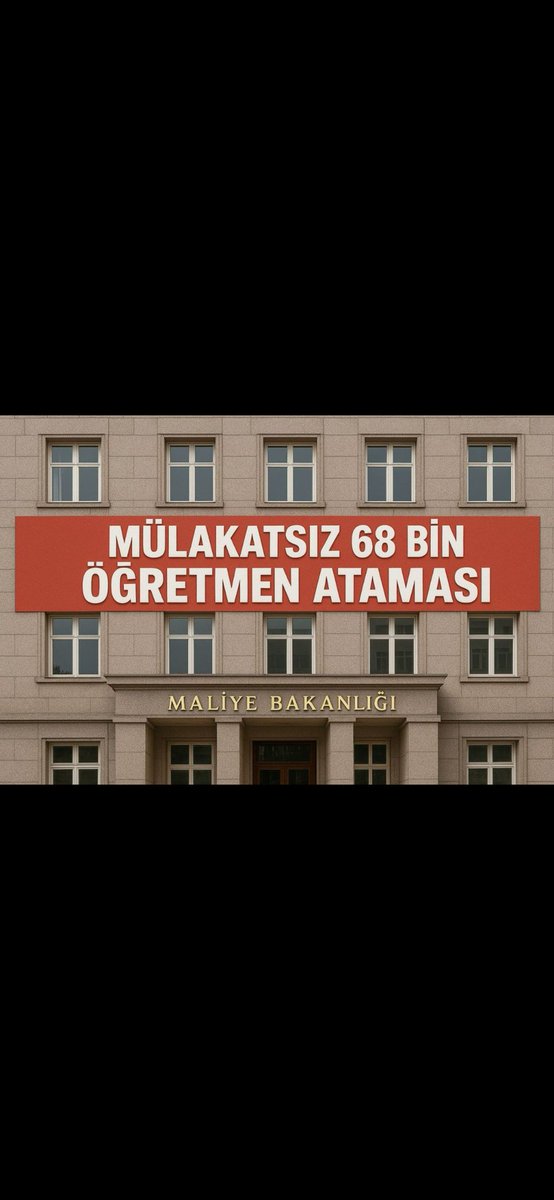 Bugün bekliyişimizin son günü olsun artık. 
<a href="/RTErdogan/">Recep Tayyip Erdoğan</a>
<a href="/Yusuf__Tekin/">Yusuf Tekin</a>
<a href="/memetsimsek/">Mehmet Simsek</a>
#CumhurbaşkanımMEBe68BinAtama