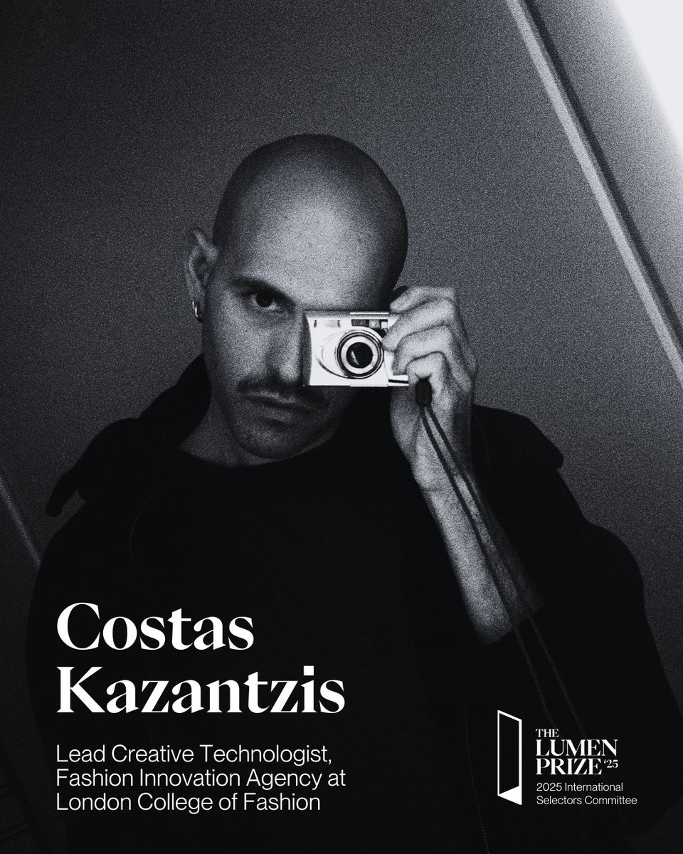 📣 Introducing Costas Kazantzis 📣

We are thrilled to have <a href="/CostasKazantzis/">Costas Kazantzis</a> join our 2025 International Selectors Committee!

Costas is the Lead Creative Technologist at the London College of Fashion’s Fashion Innovation Agency @lcflondon <a href="/FIALondon/">FIALondon</a>, where he also lectures on