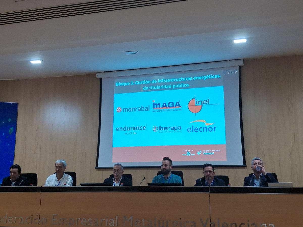 ✅ Nuestros asociados han presentado hoy sus soluciones innovadoras en el encuentro para la recuperación de la DANA organizado por <a href="/ClusterValmetal/">AEI Valmetal</a>  <a href="/FEMEVALes/">FEMEVAL</a>  👇
<a href="/GrupoElecnor/">Grupo Elecnor</a>  <a href="/atersashop/">Atersa</a>  <a href="/nutai_com/">Nutai</a>  Endurance Motive, S.A. <a href="/iberapa/">IBERAPA | Iberica de Aparellajes</a> 
#Itenergia #Dana #RecuperaciónDana