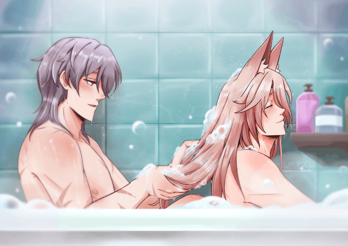 #Mozeqiu 🐦‍⬛🌶️
Got to work together with <a href="/meisheep/">yu 🥟</a> on their fic for the <a href="/mozeqiubang/">Mozeqiu Bang | Posting Complete!</a> Thank you for being patient with me and I'm glad to be able to work alongside with you on this. 

Go and support them and check out the fic! 
archiveofourown.org/works/63959701