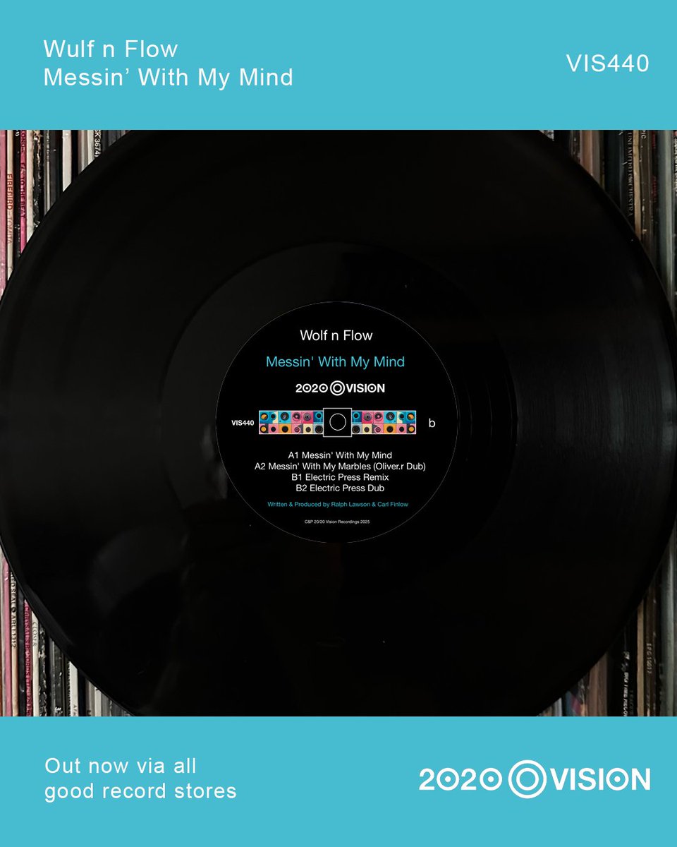 VIS440: Wolf N Flow - Messin’ With My Mind 👇🏼

An early 20/20 Vision classic re-issued with a brand new remix courtesy of Oliver.r 🔥

Oliver brings the record right up to date with a lively glitch house excursion that does serious dance-floor damage. 💪

🔗 Link in bio.