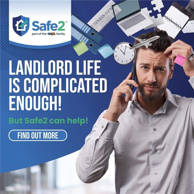 🏡 #Landlord life can be complex - compliance doesn’t have to be.

At Safe2, we understand the demands of being a landlord - that’s why we simplify compliance with automated reminders and one-click certificate orders.

👉  Try Safe2 for yourself today: nrla.org.uk/services/prope…