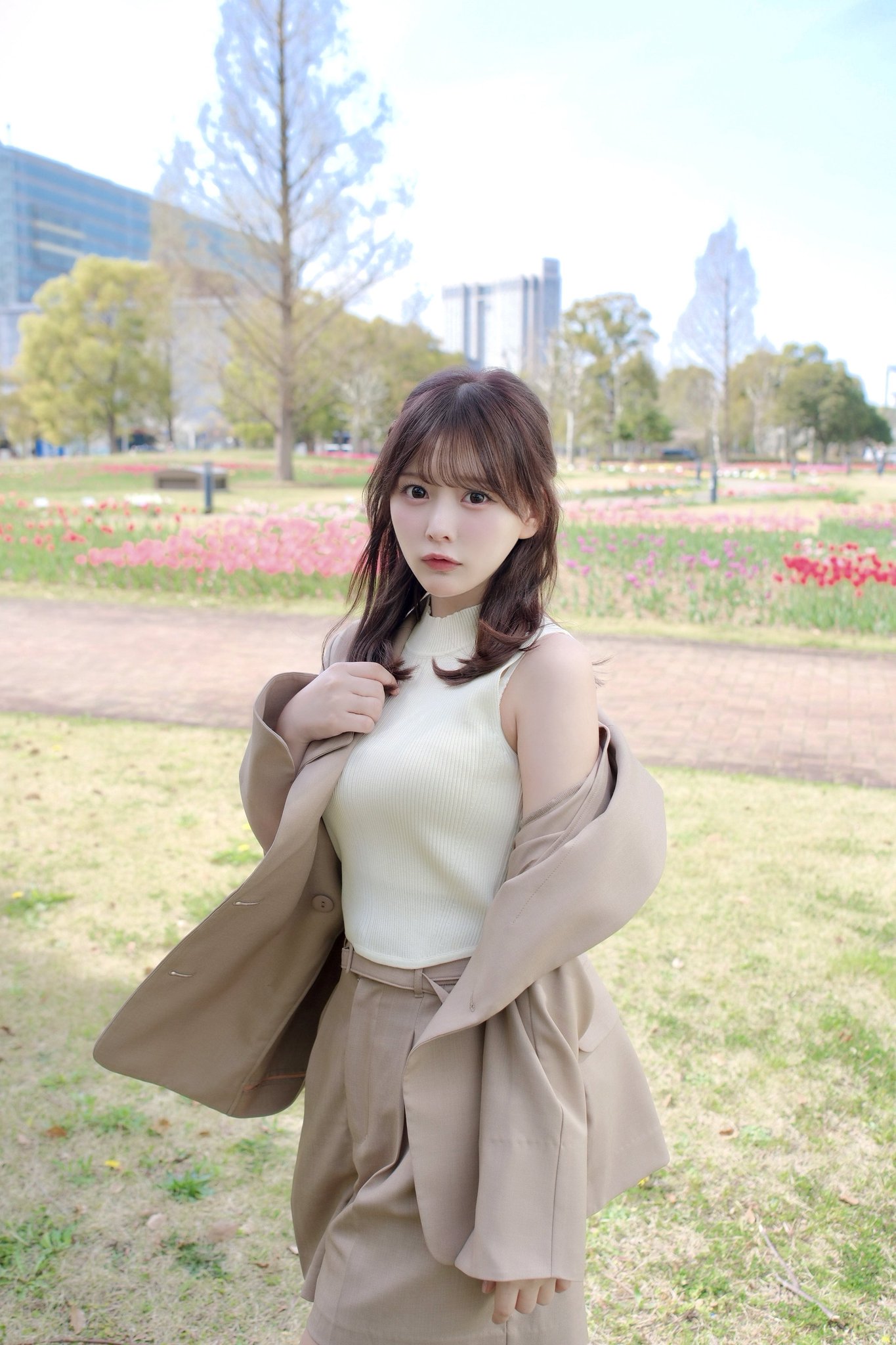 齊藤なぎさ　等身大タペストリー 齊藤なぎささん撮影しました📸 #推しの子 #齊藤なぎさ