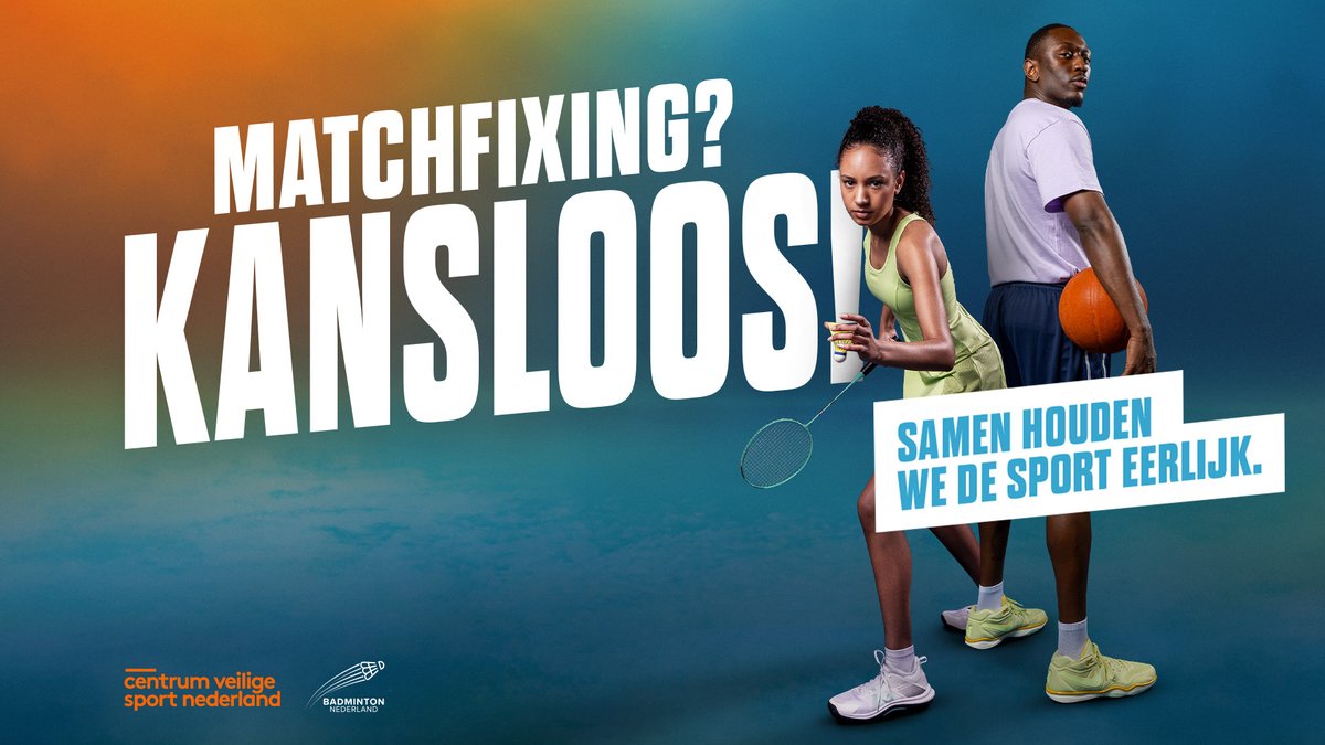 Bescherm jezelf, de ander en jouw sport. Meld matchfixing. Elke keer dat we wegkijken voor matchfixing, wint oneerlijk spel. Zie je een verdachte situatie of krijg je zelf een verzoek? Meld het en laat de sport winnen. Wij staan voor je klaar!

Samen houden we sport eerlijk.