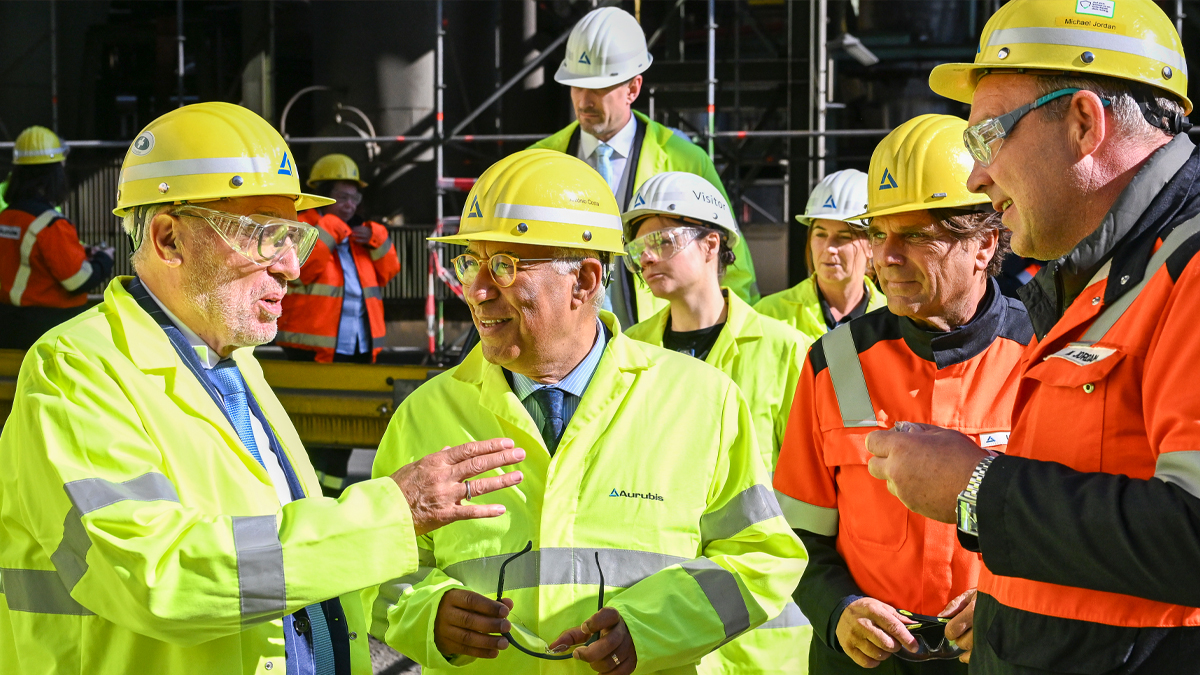 Aurubis (@aurubis_ag) on Twitter photo Strong visit at our #Aurubis site in #Hamburg today: Together with <a href="/EUCouncil/">EU Council</a> President António Costa (<a href="/antoniocostapm/">António Costa</a>) and Hamburg’s Economic Senator Melanie Leonhard (<a href="/Senat_Hamburg/">Hamburger Senat</a>) and Aurubis Supervisory Board Chairman Prof. Dr. <a href="/FritzVahrenholt/">Vahrenholt</a>, we discussed the strategic Strong visit at our #Aurubis site in #Hamburg today: Together with <a href="/EUCouncil/">EU Council</a> President António Costa (<a href="/antoniocostapm/">António Costa</a>) and Hamburg’s Economic Senator Melanie Leonhard (<a href="/Senat_Hamburg/">Hamburger Senat</a>) and Aurubis Supervisory Board Chairman Prof. Dr. <a href="/FritzVahrenholt/">Vahrenholt</a>, we discussed the strategic