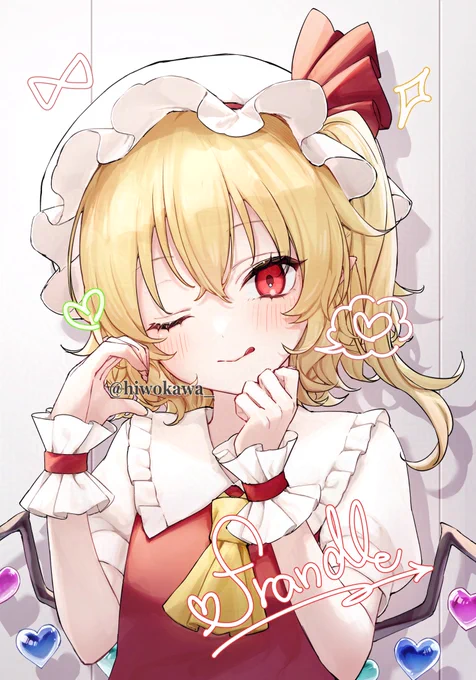 春例でアクスタとして頒布予定のフランちゃんです 