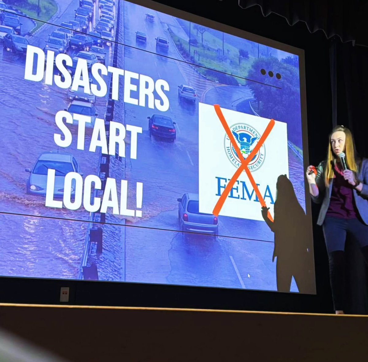 MissAshes92's tweet photo. Grateful to speak at @TowsonU last eve on WX and how we apply it in the public space to keep people safe. But also an opportunity to edu on Emergency Management, why we exist in government, and that DISASTERS START LOCAL!
#MakeLocalEMVisible #MoreThanFEMA #KnowYourLocalEMOffice https://t.co/hrQuUndeMX