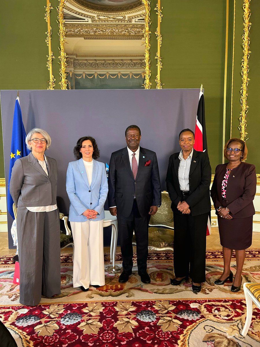 Musalia W Mudavadi (@musaliamudavadi) on Twitter photo Met with H.E. <a href="/hadjalahbib/">Hadja Lahbib</a>, EU Commissioner for Equality, Preparedness, and Crisis Management, where we reflected on the longstanding and multifaceted partnership between Kenya and the European Union, spanning peace and security, trade, agriculture, renewable energy, transport, Met with H.E. <a href="/hadjalahbib/">Hadja Lahbib</a>, EU Commissioner for Equality, Preparedness, and Crisis Management, where we reflected on the longstanding and multifaceted partnership between Kenya and the European Union, spanning peace and security, trade, agriculture, renewable energy, transport,