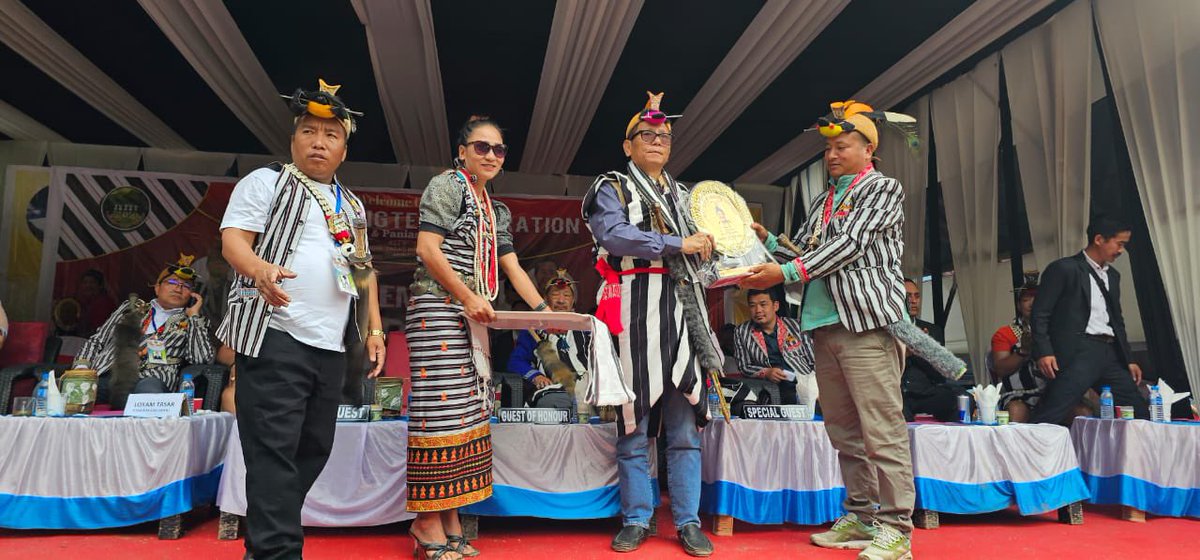 NyatoDukam's tweet photo. Honoured to attend the #JointLongteCelebration of Damin & Paniasang Circle at #Damin. Grateful for the warm hospitality & the chance to witness our Nyishi community’s vibrant cultural heritage. May the spirit of Longte continue to inspire harmony & shared pride across our state. https://t.co/SMXDTXVBsW