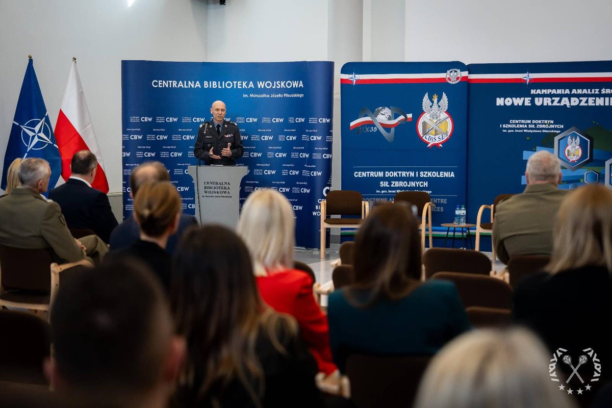 Sztab Generalny WP (@sztabgenwp) on Twitter photo „Postawy i wartości pokolenia ‚Z’ w kontekście rekrutacji do Sił Zbrojnych RP i pełnienia służby wojskowej” to temat konferencji w której uczestniczył gen. dyw. Karol Dymanowski, I zastępca szefa <a href="/SztabGenWP/">Sztab Generalny WP</a>.
Konferencja w <a href="/cbw_oficjalny/">Centralna Biblioteka Wojskowa</a> poświęcona była raportowi końcowemu z „Postawy i wartości pokolenia ‚Z’ w kontekście rekrutacji do Sił Zbrojnych RP i pełnienia służby wojskowej” to temat konferencji w której uczestniczył gen. dyw. Karol Dymanowski, I zastępca szefa <a href="/SztabGenWP/">Sztab Generalny WP</a>.
Konferencja w <a href="/cbw_oficjalny/">Centralna Biblioteka Wojskowa</a> poświęcona była raportowi końcowemu z