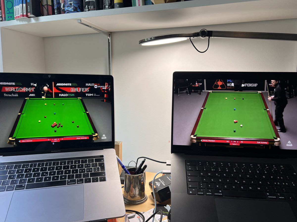 andyorange's tweet image. #judgementday #snooker #WorldChampionship - got the tables covered.