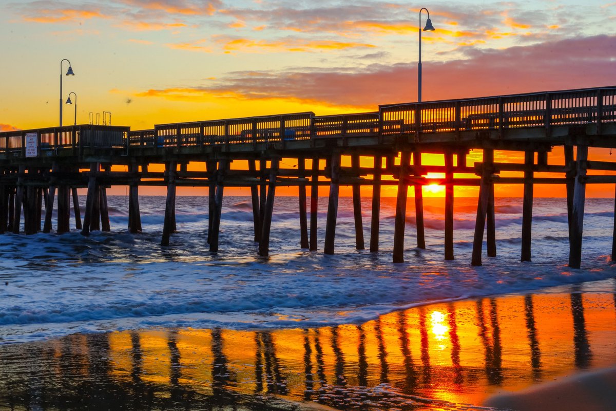 Sandbridge mornings: peaceful, perfect, priceless. 🌅