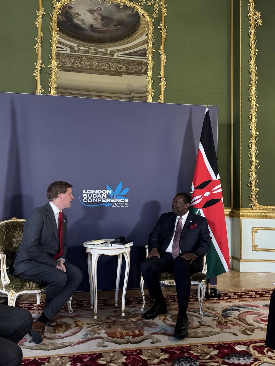 Åsmund Aukrust (@asmundaukrust) on Twitter photo 🇰🇪 and 🇳🇴 agree: the war in #Sudan will not have a military solution. Longtime stability will come from return to a civilian government. Humanitarian efforts should be stepped up to meet immense needs. Good meeting with <a href="/MusaliaMudavadi/">Musalia W Mudavadi</a> in London today discussing the situation 🇰🇪 and 🇳🇴 agree: the war in #Sudan will not have a military solution. Longtime stability will come from return to a civilian government. Humanitarian efforts should be stepped up to meet immense needs. Good meeting with <a href="/MusaliaMudavadi/">Musalia W Mudavadi</a> in London today discussing the situation