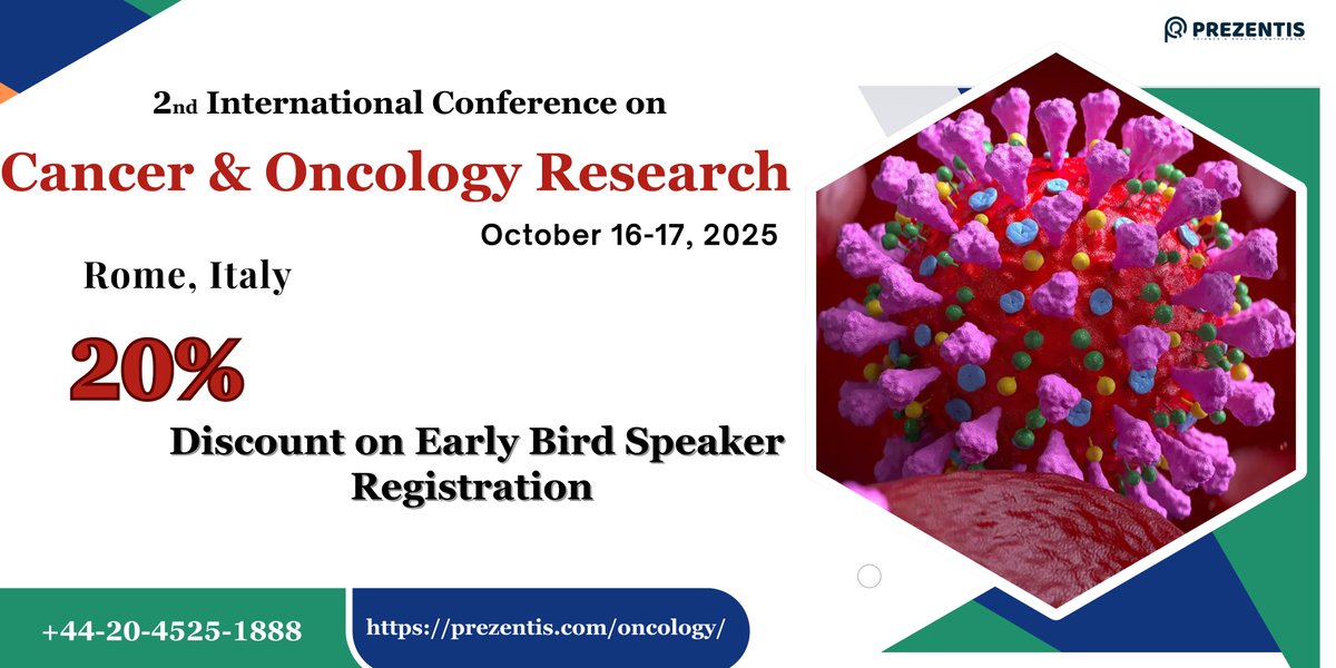A warm welcome to all our brilliant Speakers to #Oncology2025
prezentis.com/oncology/
#CancerCare #CancerResearch #Oncologist #CancerAwareness #MedicalOncology #RadiationOncology #SurgicalOncology #Chemo #Radiotherapy #ClinicalTrials