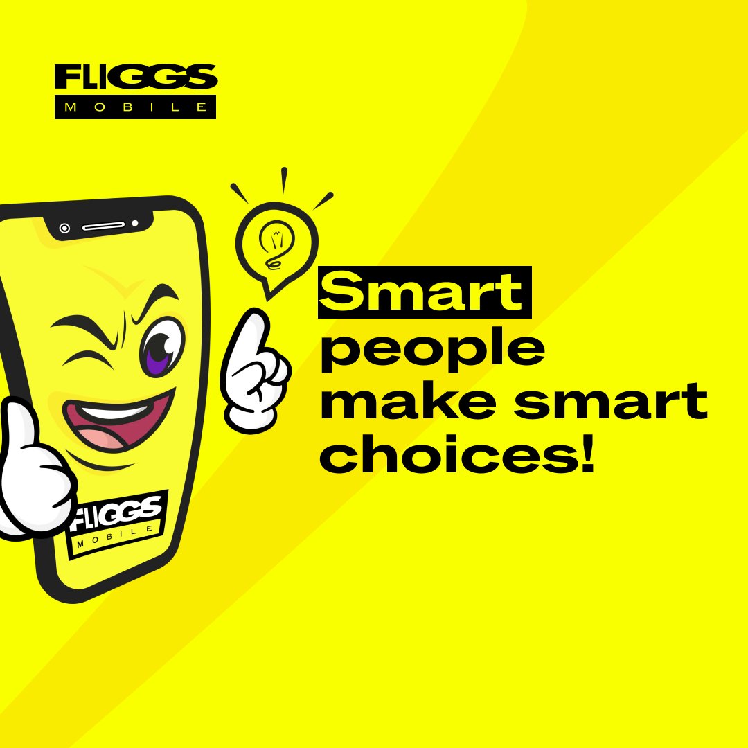 💡😉 fliggs mobile gives you reliable, affordable, and seamless service - because your phone deserves the best!

fliggsmobile.com/plans