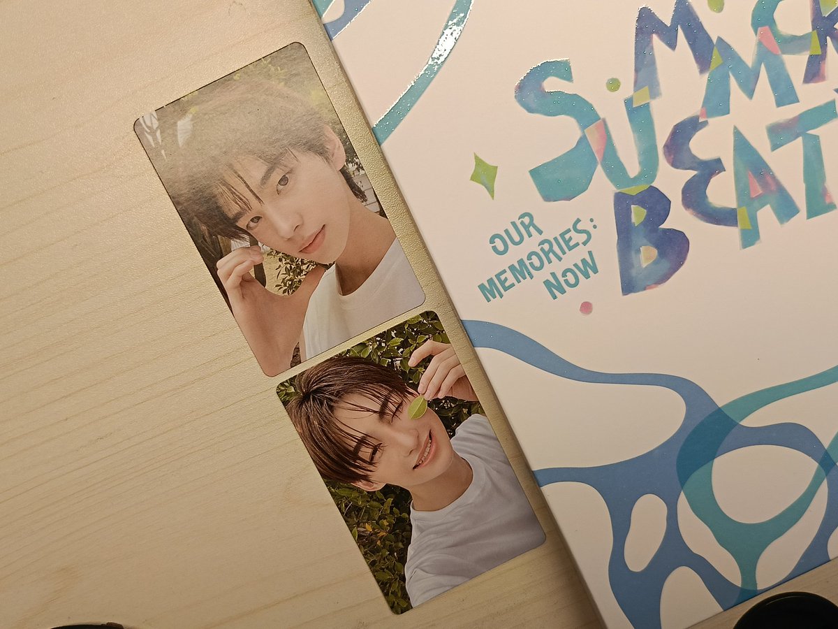 wts lfb ph !!

tws summer beat now ver album pc
sold as set — ₱250 + sf &amp; pf
— 1 full inclusion album*
— 2 pcs 

pls help rt ! <a href="/TWSMarketPH/">TWS Market PH ⁴²</a> 
tags : shinyu dohoon youngjae hanjin jihoon kyungmin unsealed photocard heart cheek wink dahon sandi