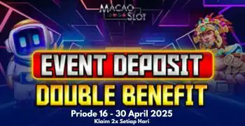 EVENT DEPOSIT  DOUBLE BENEFIT - MACAOSLOT
Priode 16 - 30 April 2025

Deposit 25k - 10% 
Deposit 50k - 15% 
Deposit 100k - 20% 

<a href="/macaoslot/">KOKOCUAN RESMI</a>  @kicges  #ViralVideos #Reels #Trending