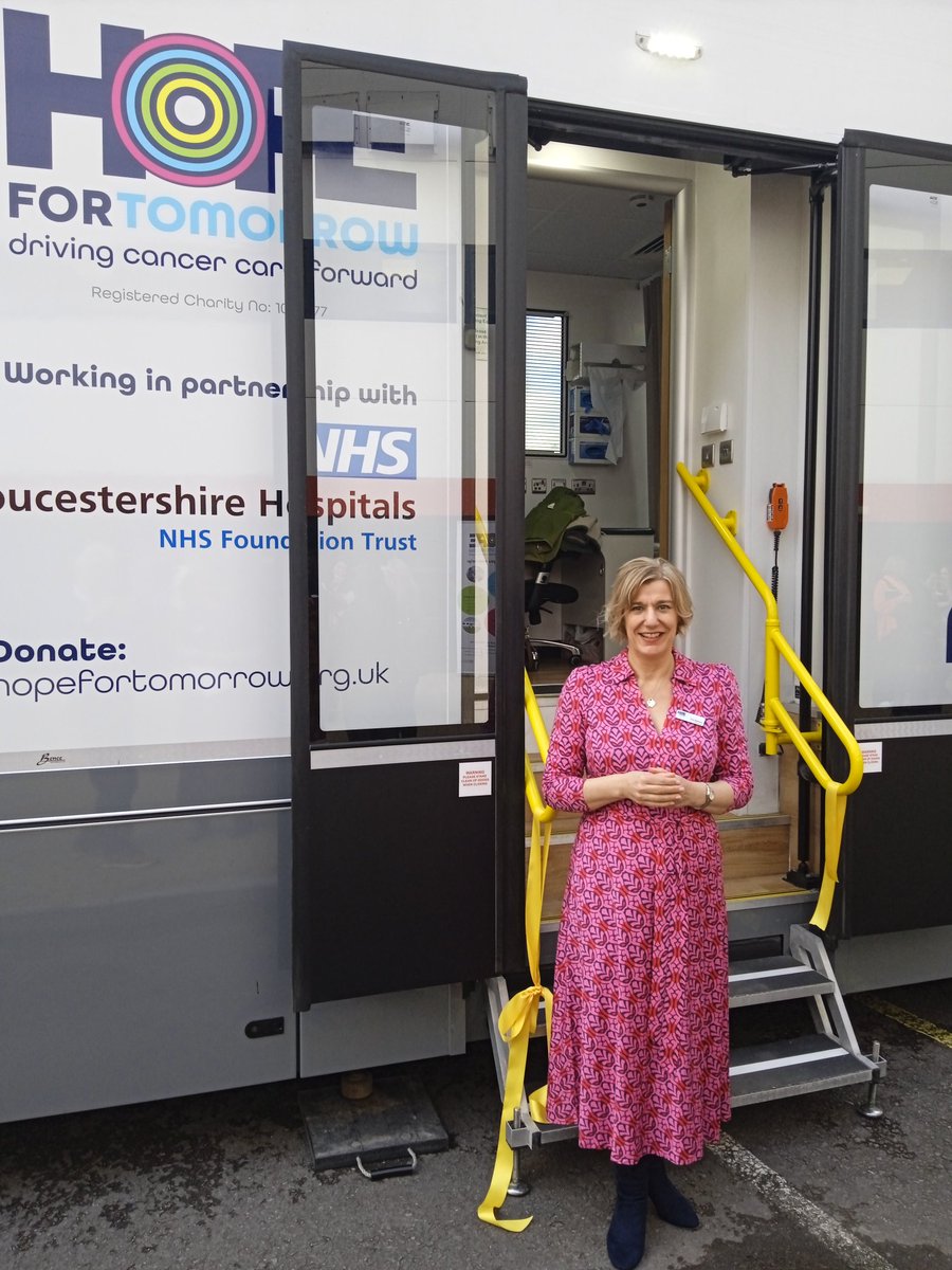 Gloucestershire Lieutenancy (@glieutenancy) on Twitter photo Greatly honoured to cut the ribbon to launch the brand new mobile cancer care unit for Hope for Tomorrow at Kingsholm today. Congratulations to CE Tina Seymour, the amazing team based at Stonehouse, all the funders and volunteers <a href="/HfTcharity/">Hope for Tomorrow</a> driving cancer care forward. Greatly honoured to cut the ribbon to launch the brand new mobile cancer care unit for Hope for Tomorrow at Kingsholm today. Congratulations to CE Tina Seymour, the amazing team based at Stonehouse, all the funders and volunteers <a href="/HfTcharity/">Hope for Tomorrow</a> driving cancer care forward.