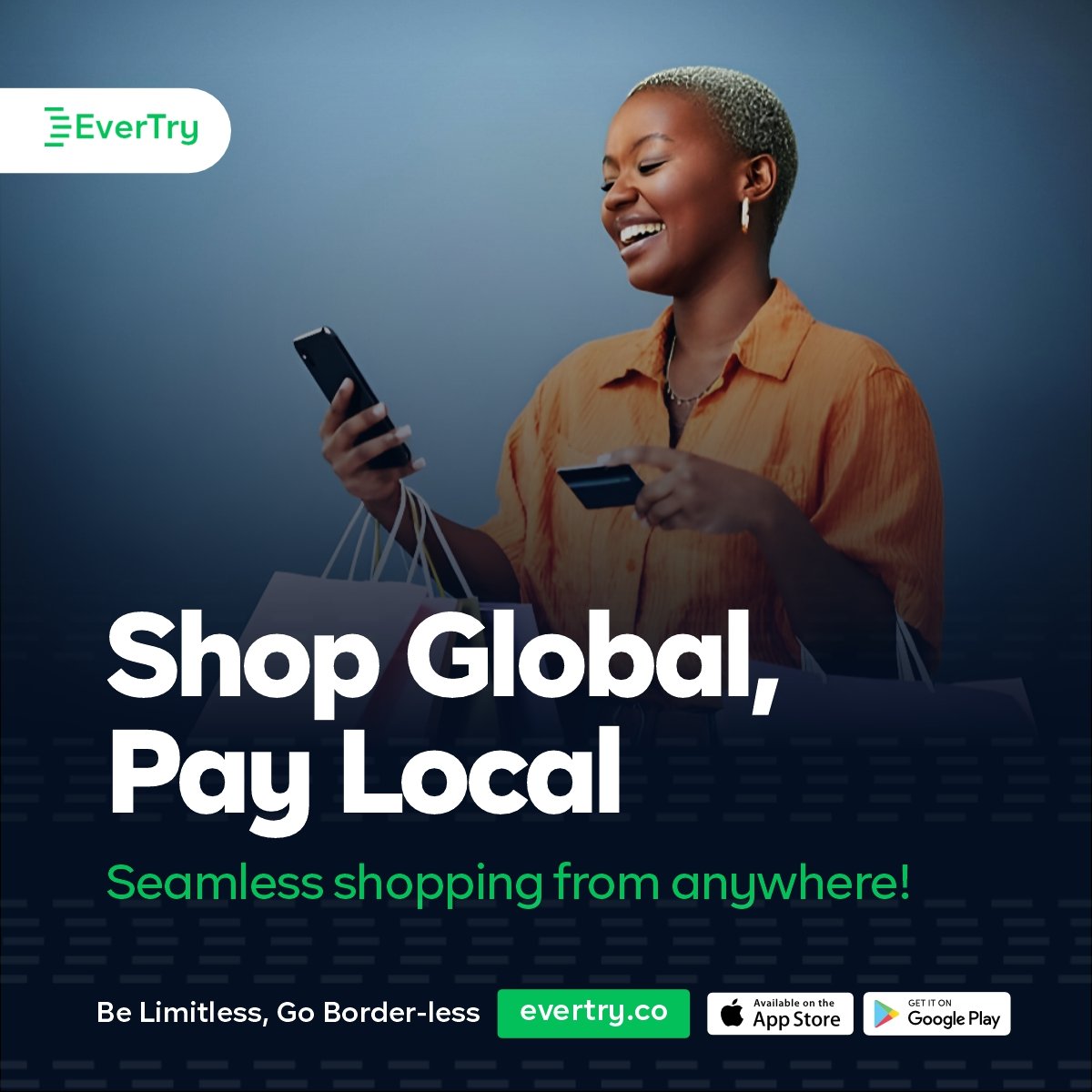 try_hq's tweet image. 🌍 Shop Global, Pay Local with EverTry 💳No more payment blocks, currency confusion, or bank restrictions.
#VirtualDollarCard #ShopGlobalPayLocal #FintechAfrica #OnlineShopping #GlobalPayments #EverTryCard #VirtualCard #SecurePayments #SpendInUSD #BorderlessBanking #DigitalWallet